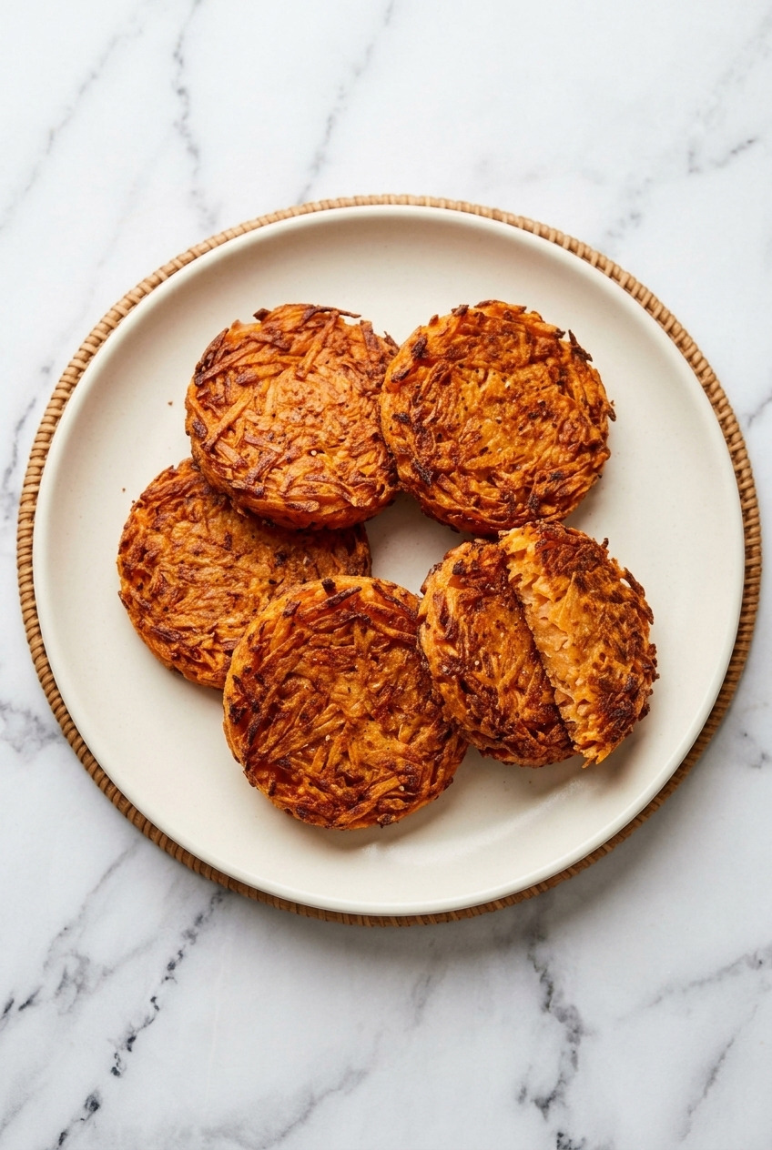 sweet potato hash brown patties