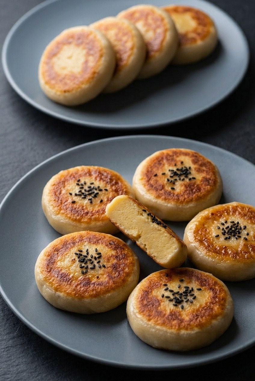 sweet potato mochi dinner scene