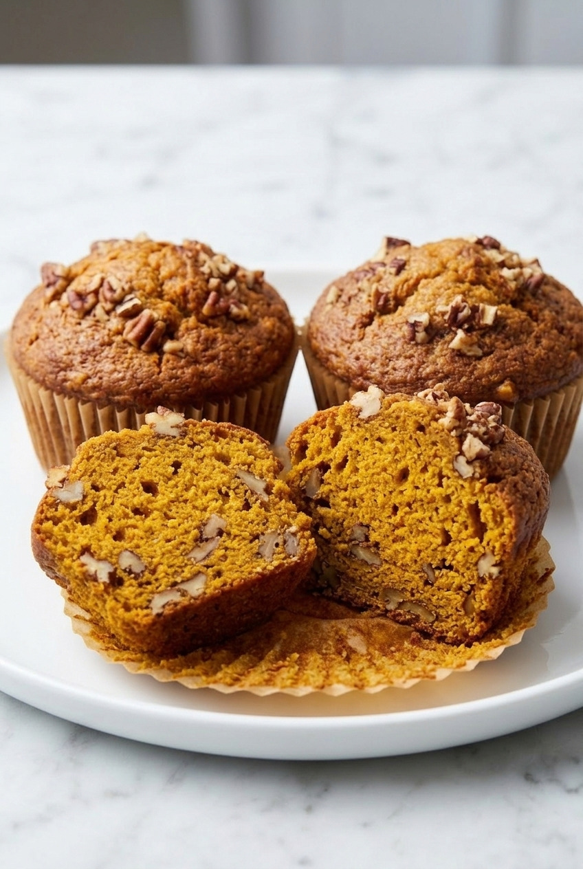 sweet potato muffins side view