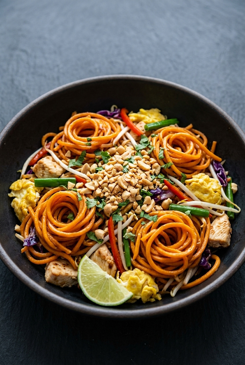 sweet potato noodle pad thai
