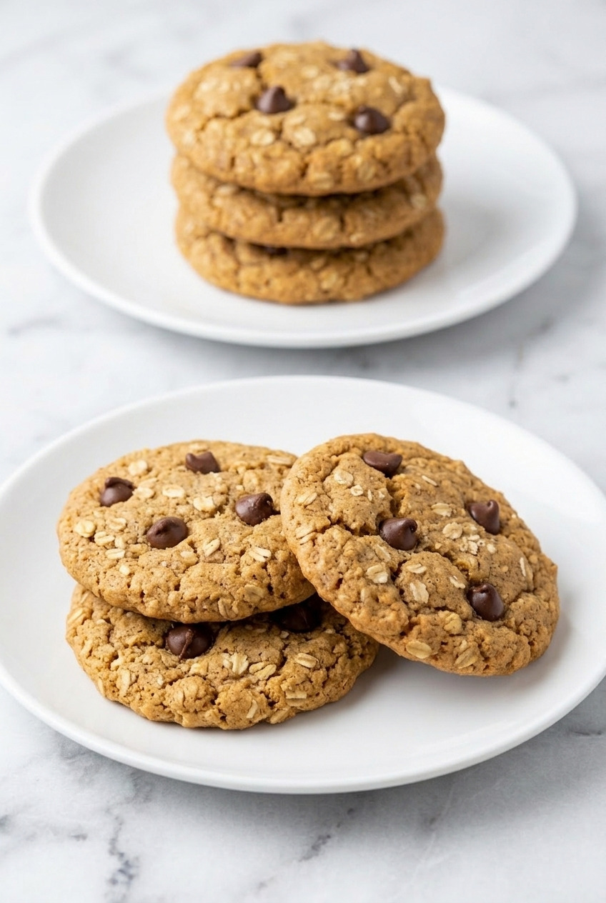 sweet potato oatmeal cookies dinner scene