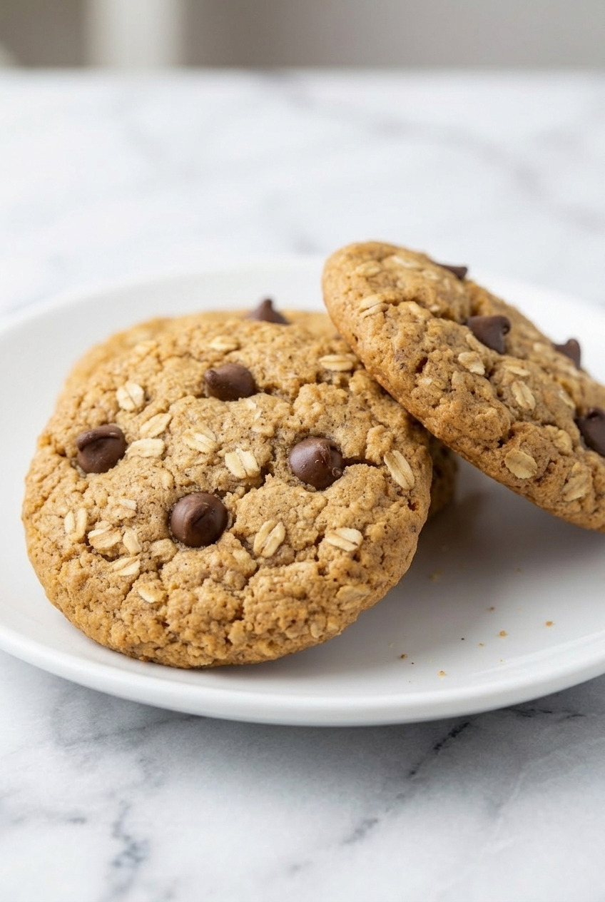 sweet potato oatmeal cookies served