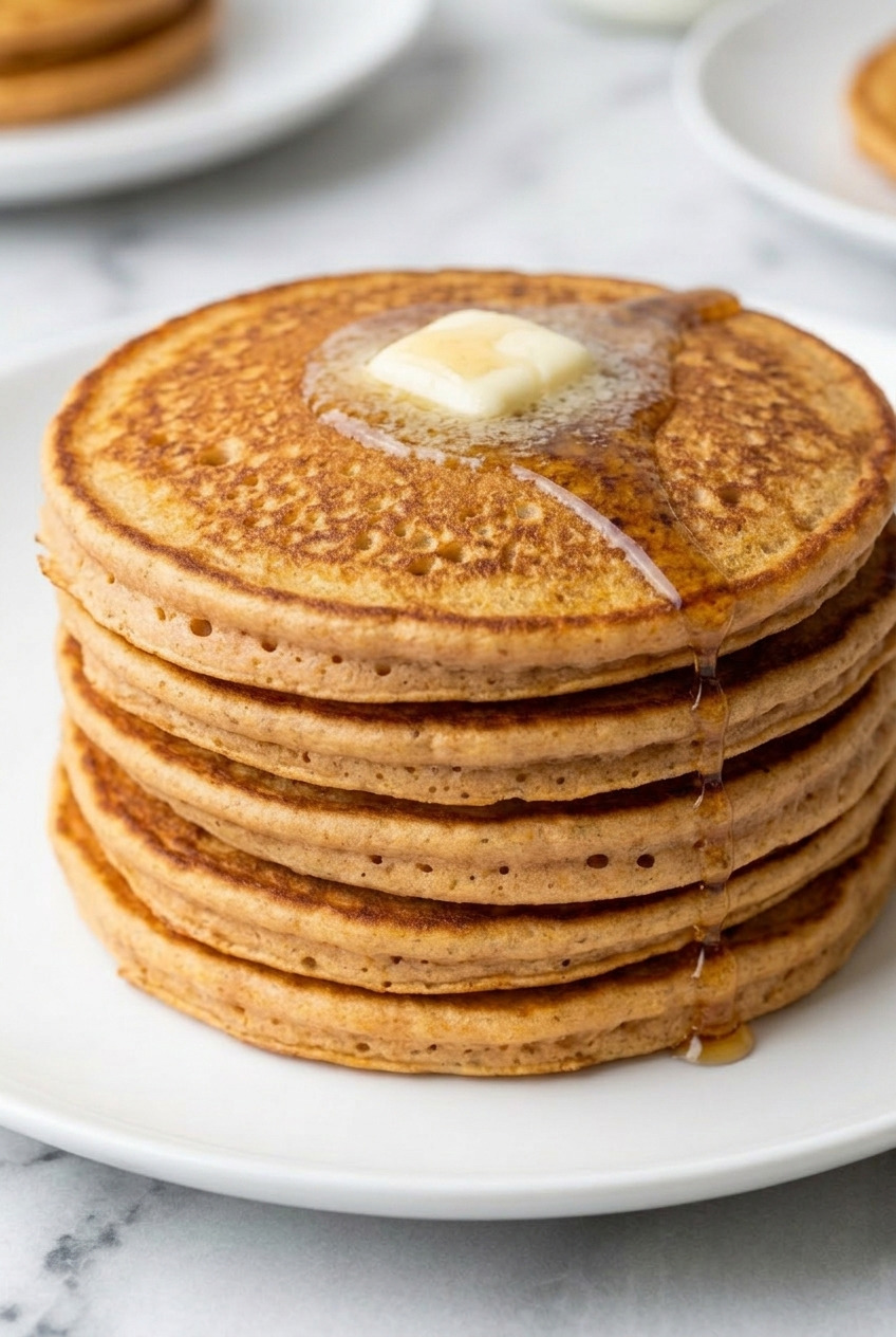 sweet potato pancakes side view