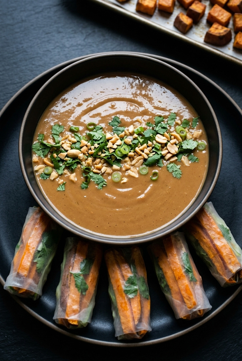 sweet potato peanut sauce