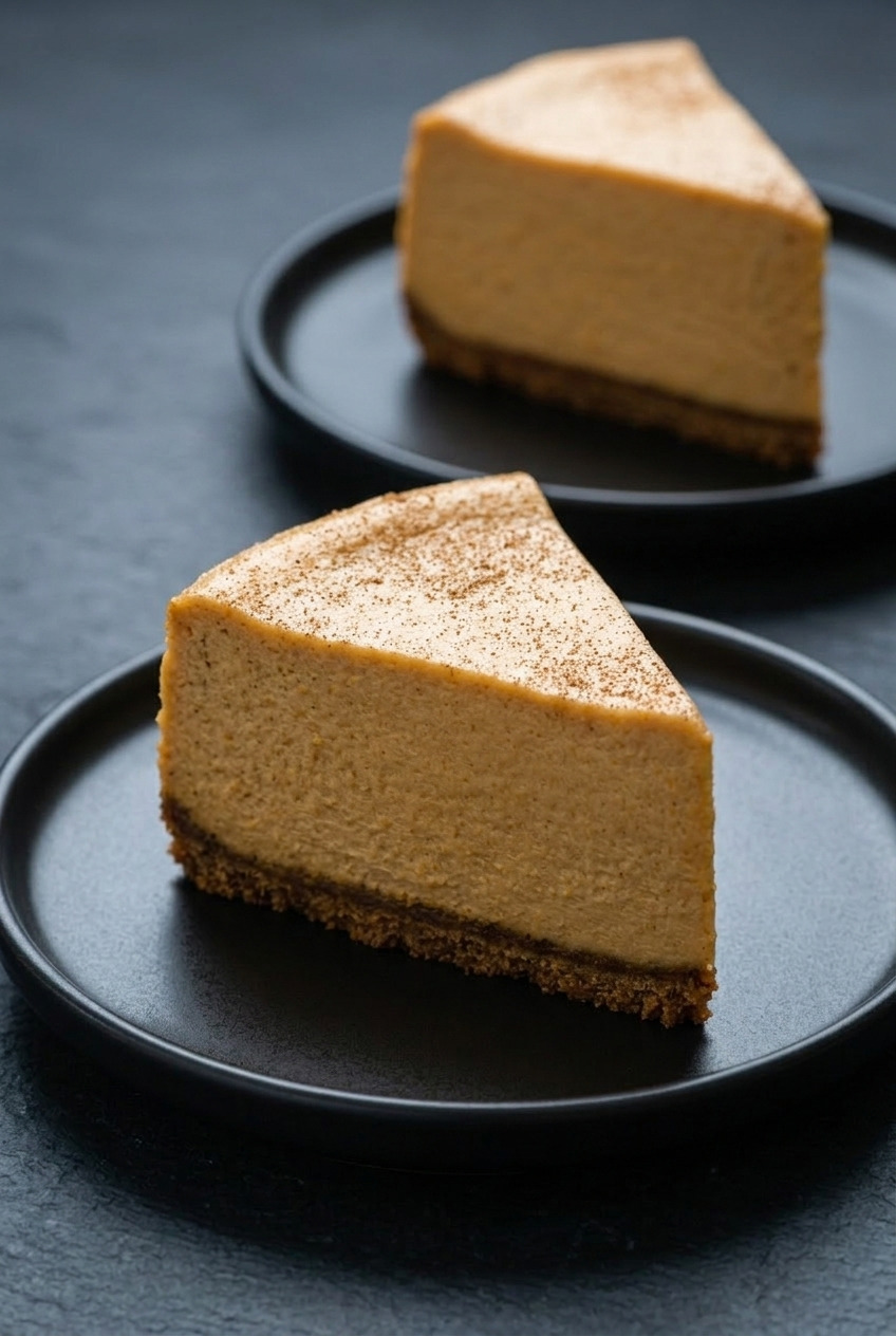 sweet potato pie cheesecake dinner scene