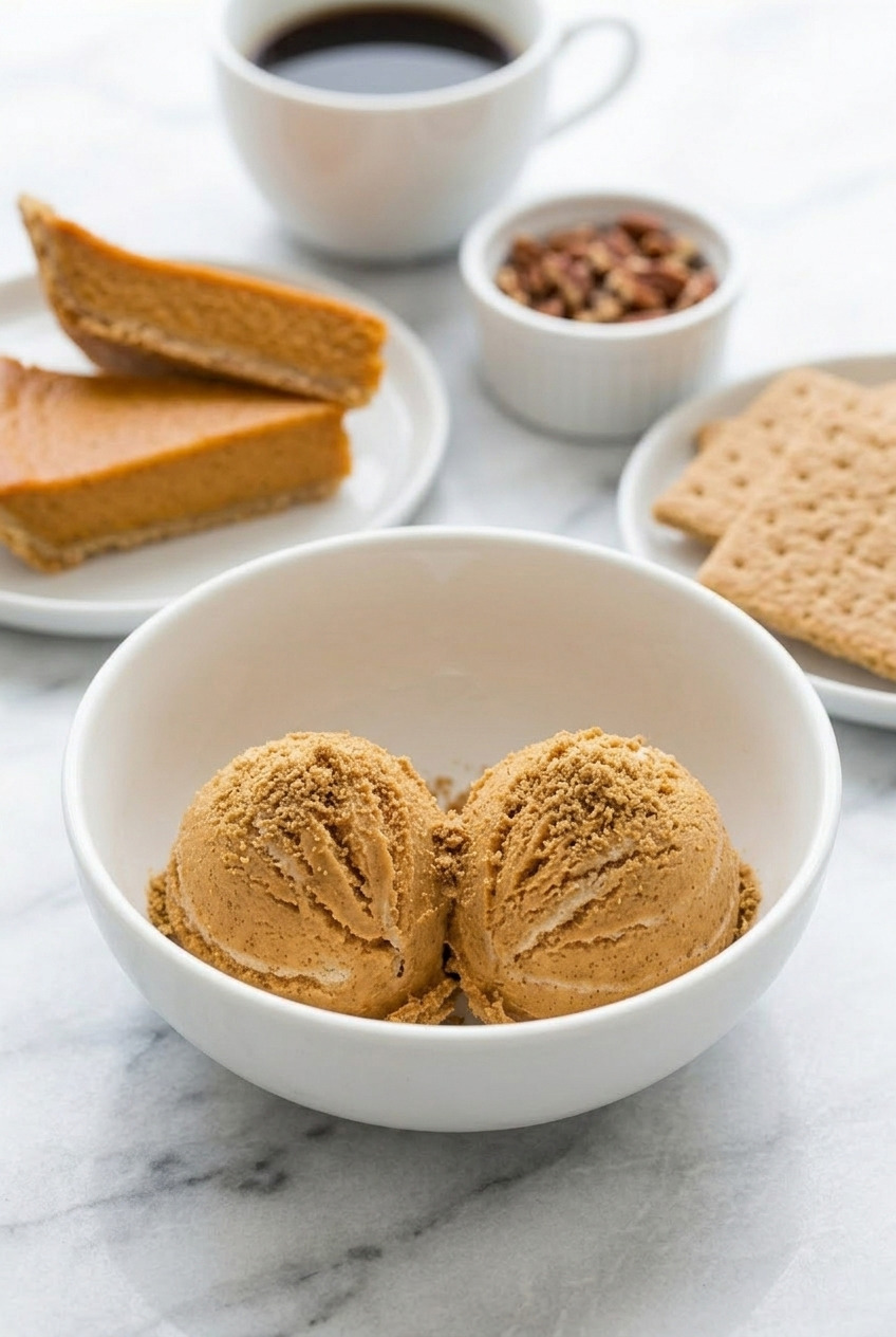sweet potato pie ice cream complete meal
