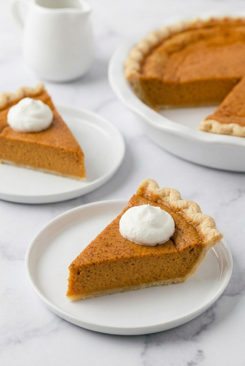 sweet potato pie with sweetened condensed milk dinner scene