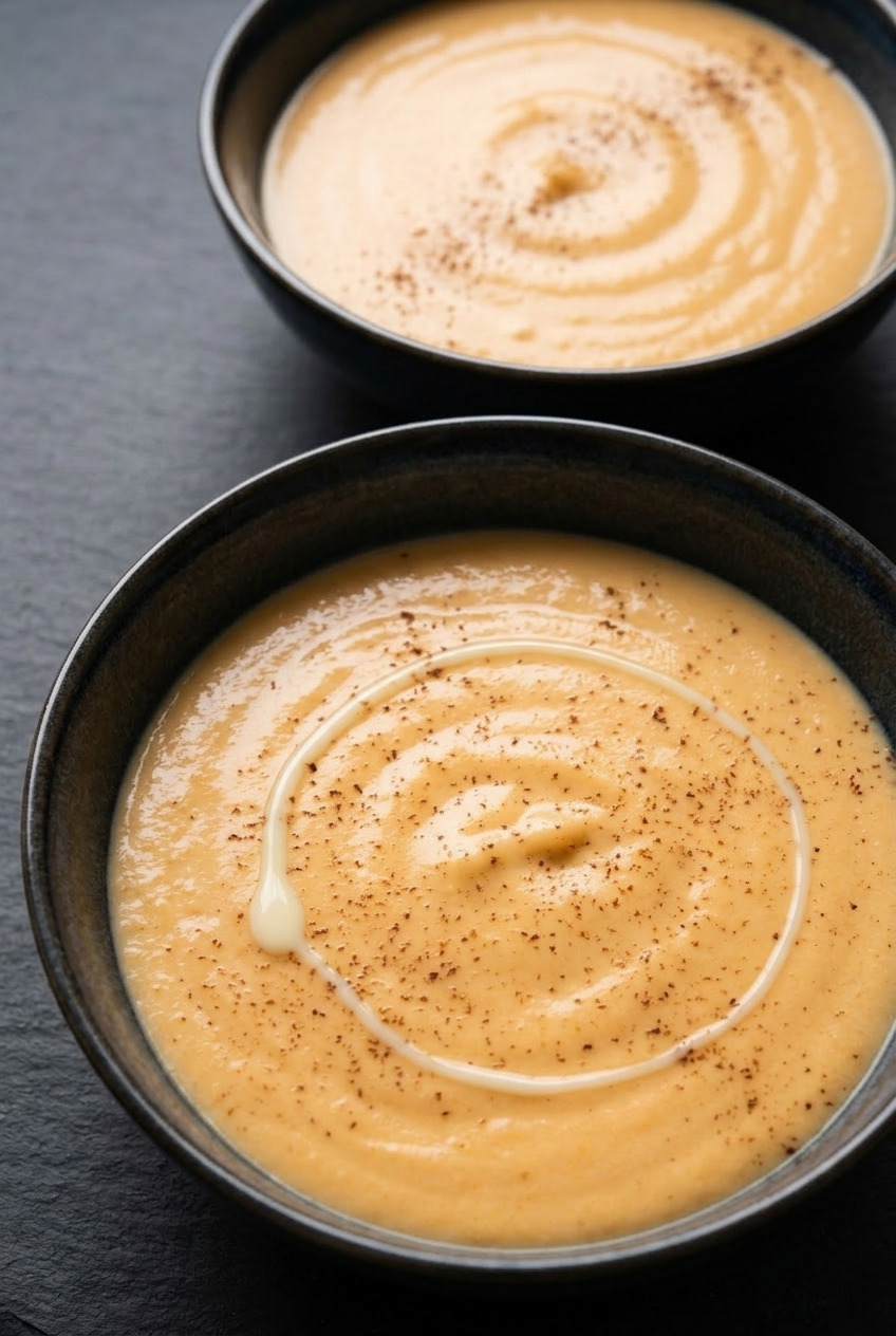 sweet potato porridge dinner scene