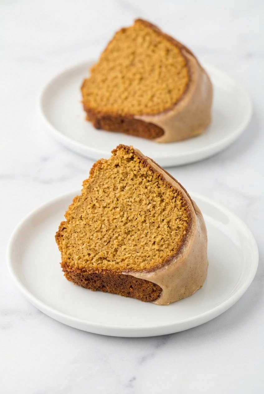 sweet potato pound cake dinner scene
