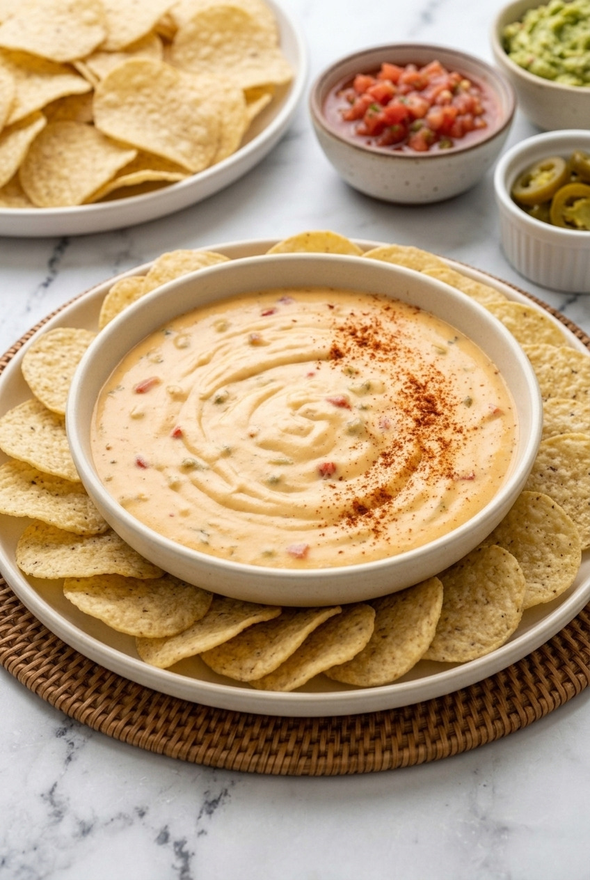 sweet potato queso dip complete meal